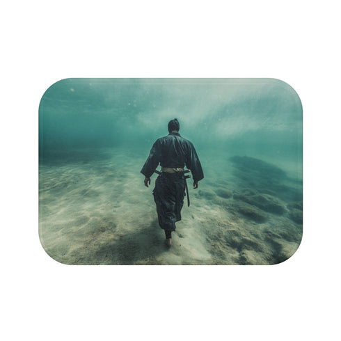Samurai Ghost Bath Mat Ocean