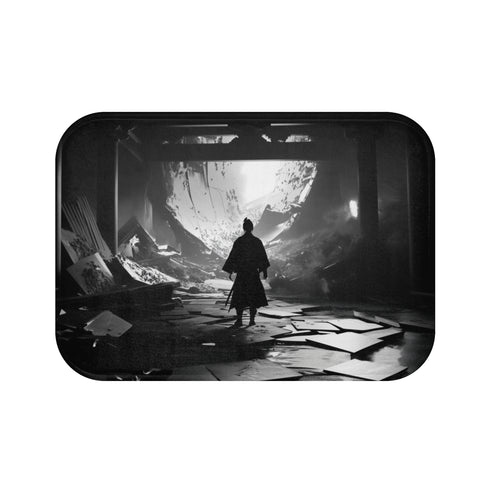 "Samurai-inspired bath mat for sale"