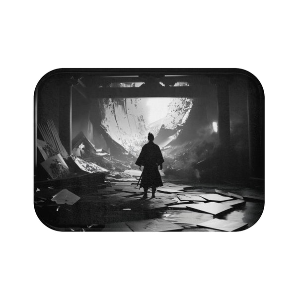 "Samurai-inspired bath mat for sale"