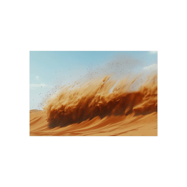 "Sand Dune Wave Crashing Poster"