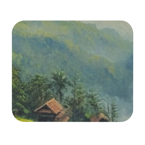 Sapa Countryside Mouse Pad Stunning Vietnam Art