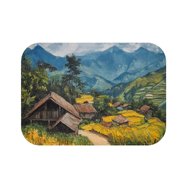 "Sapa Countryside Vietnam Bath Mat"