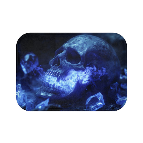 Sapphire Flames Bath Mat Crystal