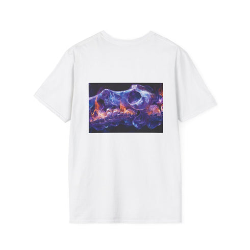Sapphire Flames Crystal Bones T-Shirt.