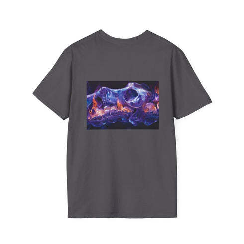 Sapphire Flames Crystal Bones T-Shirt.