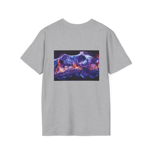 Sapphire Flames Crystal Bones T-Shirt.