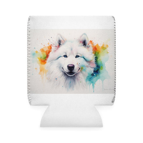Sassy Samoyed Can Cooler Sleeve