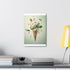 Savory Basil Waffle Cone Canvas Art - Delicious Kitchen Decor