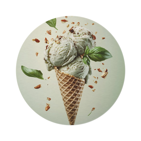 "Savory Basil Waffle Cone Rug"