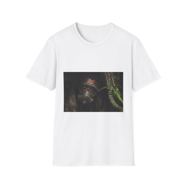 Saw Gerrera Breathing Through Mask — Graphic Cotton T-Shirt — Front Graphic Print View