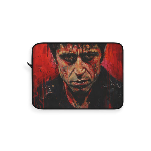 "Scarface Art Laptop Sleeve: Carry Your Attitude"