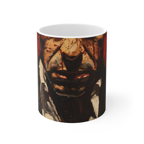 "Scarface Mug: Bold Coffee Art"