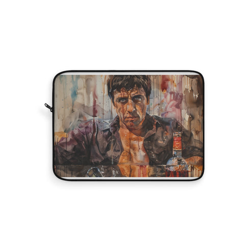 "Scarface Watercolor Laptop Sleeve"