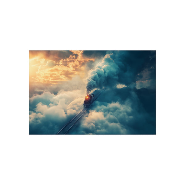 "Scenic Cloud Journey by Train"