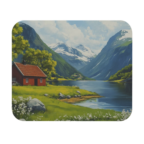 Scenic Norway Countryside Mouse Pad