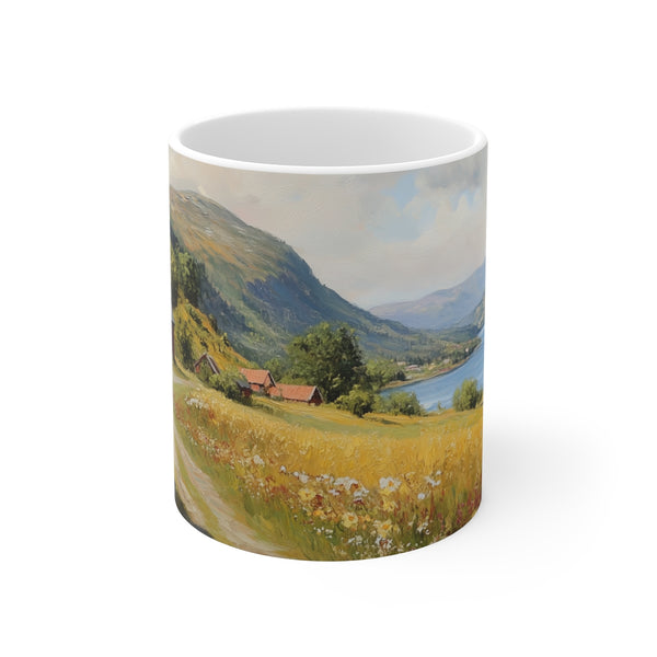 "Scenic Norway Countryside Mug"