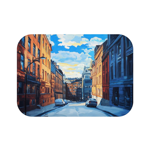 "Scenic Oslo Norway Bath Mat"