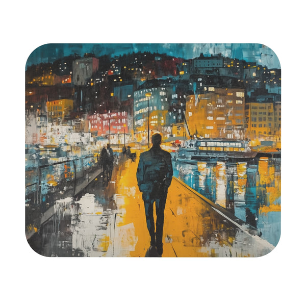 Scenic Oslo Painting Mouse Pad