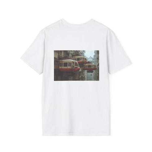 Sci-Fi City Floating Trains T-shirt