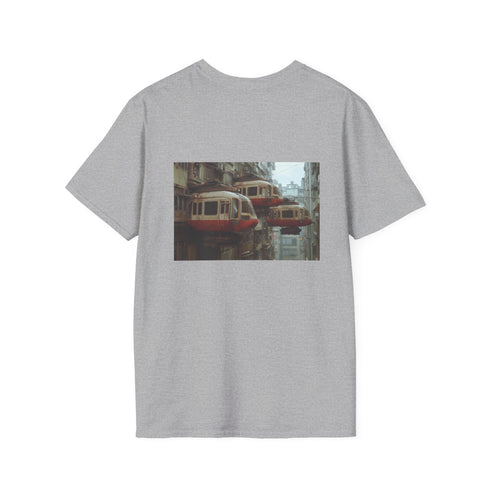 Sci-Fi City Floating Trains T-shirt