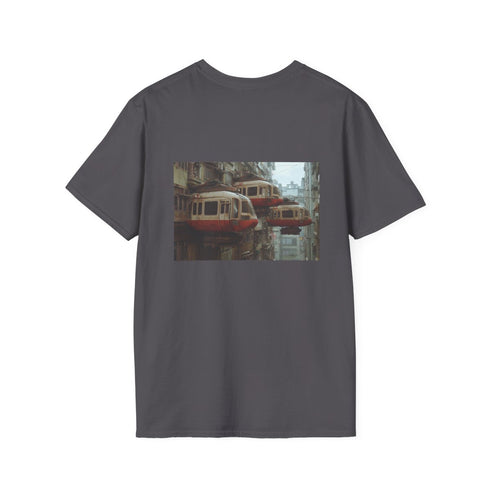 Sci-Fi City Floating Trains T-shirt