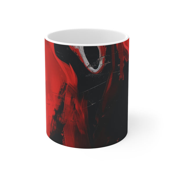 "Scream Killer Ghostface Mug: Hauntingly Good!"