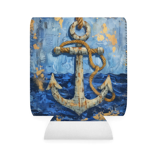 Seafaring Anchor Can Cooler Sleeve