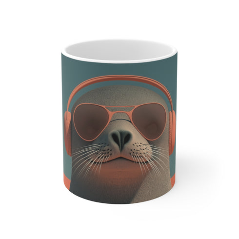 "Seal Vibes Mug: Musical Inspiration"