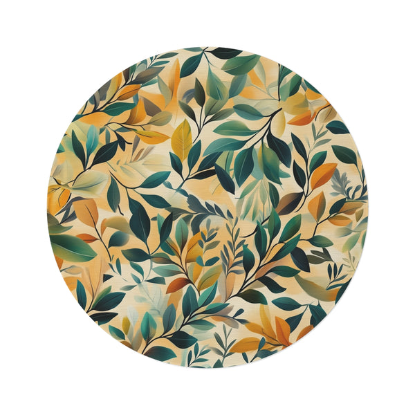 "Seamless Circle Pattern Rug"