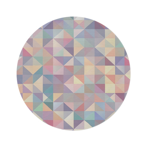 "Seamless Geometrics Round Rug: Chic & Stylish"