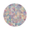 "Seamless Geometrics Round Rug: Chic & Stylish"