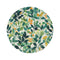 "Seamless Pattern Round Rug: Timeless Elegance"