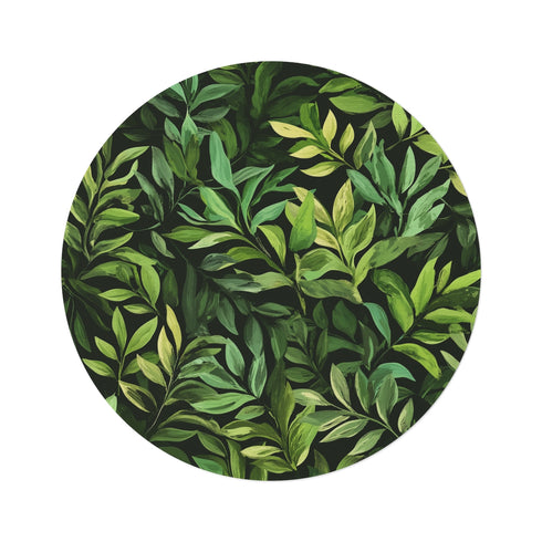 "Seamless Pattern Round Rug"