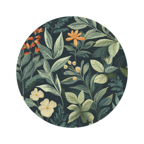 "Seamless Round Pattern Rug: Elevate"