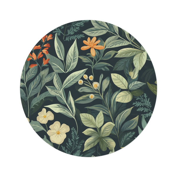 "Seamless Round Pattern Rug: Elevate"