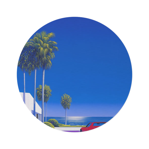 "Seaside Dreams Round Rug"