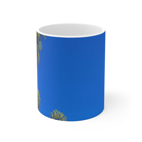 "Seaside Serenity: Coastal City Mug"
