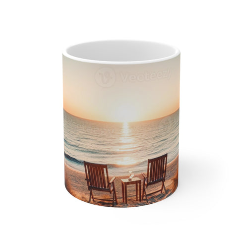 "Seaside Serenity Coffee Mug"