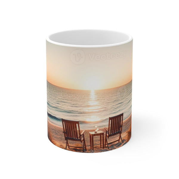 "Seaside Serenity Coffee Mug"