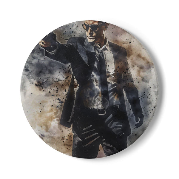 "Secret Agent Spy Coaster: Introducing the Ultimate Drink Protector"