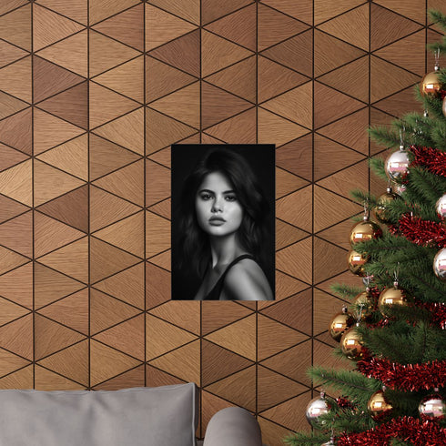 Selena Gomez concert poster on matte paper for Valentine's Day.