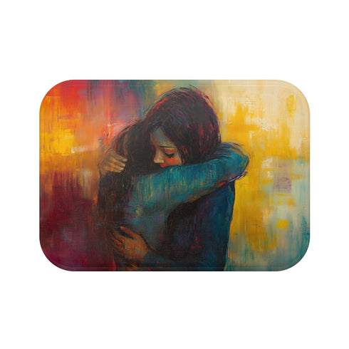 "Self-Embrace Comfort Bath Mat: Finding Serenity"