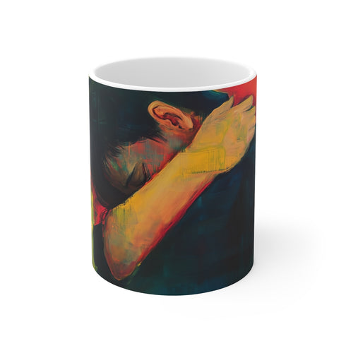 "Self-Love Embrace Mug: Cozy Comfort"