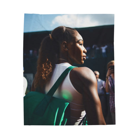 "Serena Williams Champion Plush Blanket"