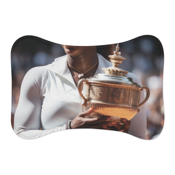 "Serena's Slam-Worthy Pet Mat"