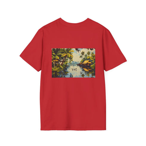 Serene Backwaters Kerala Painting Tee