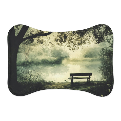 Serene Nature Pet Mat: Relaxation Oasis