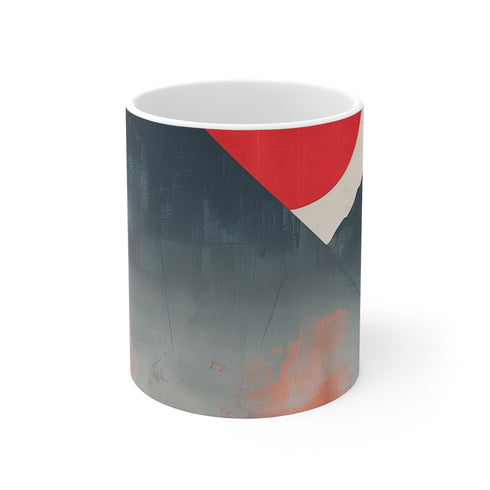 "Serene Sunrise Mountain Mug"