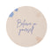 "Serene Watercolor Motivation Round Rug"