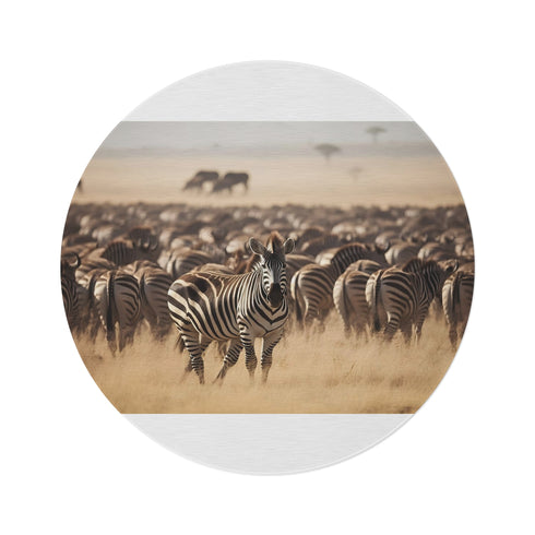 "Serengeti Safari Round Rug"